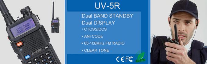 BAOFENG UV-5R Dual Band 5W Handheld Walkie Talkie Radios 0